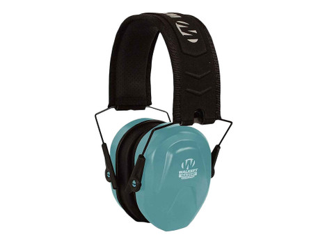 Walker's GWPCRPASTL Razor Compact Passive Muff 24 dB Over the Head Teal/Black Polymer Fits Youth/Women
