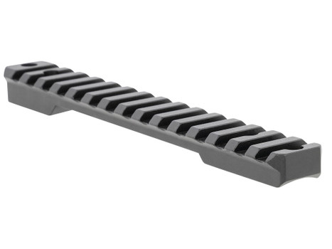 Talley PLM258779 Fierce Rivalry Picatinny Rail Black Anodized Long Action 20 MOA