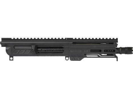 CMMG 30B0E67AB Dissent MK4 300 Blackout 6.50", Left Side Charging Handle, Armor Black, Zeroed Linear Comp, 4.60" M-LOK Handguard, Picatinny End Plate, Fits AR-Platform