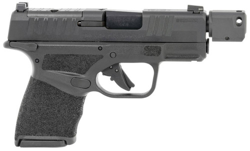 Springfield Armory HC9389BTOSPMSLC Hellcat MicroCompact OSP 9mm Luger 3.80 ThreadedCompensated 101 Black Polymer Frame SerratedOptic Cut Slide Manual Safety UPC: 706397962425