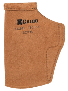 Galco STO834 StowNGo  IWB Natural Leather Compatible w Glock 4848 MOSSW MP Shield EZ Belt Clip Mount Right Hand UPC: 601299017313