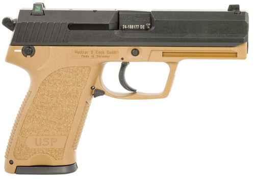 HK 81000356 USP9  TAC  9MM   310R FDE  NS V1 UPC: 642230259294