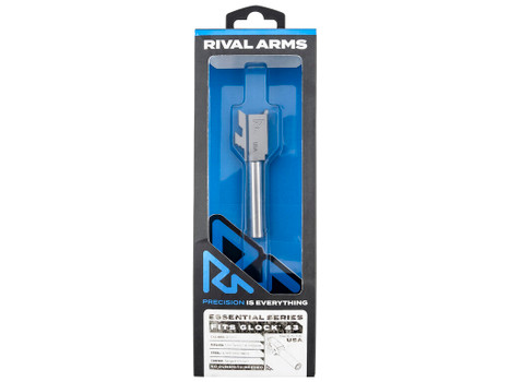 Rival Arms RARA22G301D Essential V2 Match Grade 9mm Luger 3.41" Stainless Steel, Fits Glock 43/43X