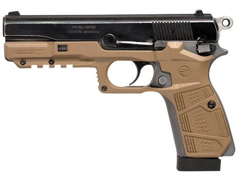 Recover Tactical HPC-02 Grip & Rail System Tan Polymer Picatinny for Browning Hi-Power