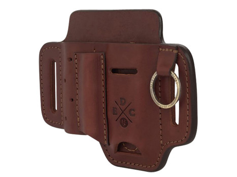 1791 Gunleather STESSFCHNA EDC Standard Easy Slide OWB Chestnut Leather Belt Slide Ambidextrous