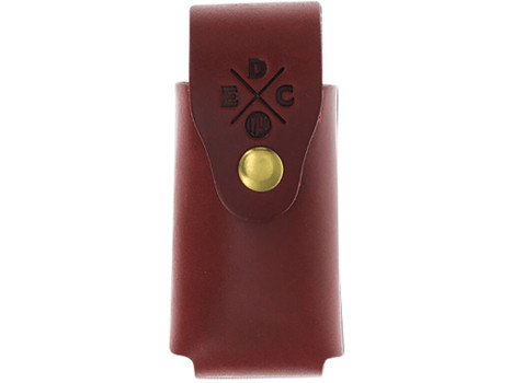 1791 Gunleather HDESSLSCHNA EDC Heavy Duty Easy Slide OWB Chestnut Leather Belt Slide Ambidextrous