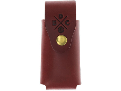 1791 Gunleather HDESSLSCHNA EDC Heavy Duty Easy Slide OWB Chestnut Leather Belt Slide Ambidextrous