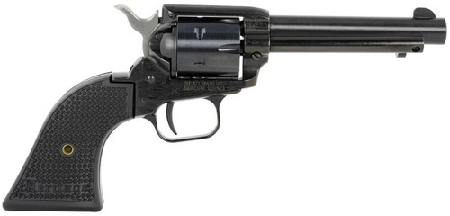Heritage Mfg RR22B4PG Rough Rider  22 LR 6 Shot 4.75 Black Steel Barrel Black Cerakote Zinc Alloy Frame Black Cerakote Cylinder Black Polymer Grip HammerThumb Safety Exposed Hammer UPC: 727962708392