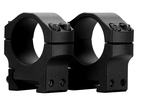 Mdt Sporting Goods Inc 103347BLK Premier Scope Ring Set Black Aluminum 30mm Tube Medium