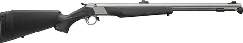 CVA PR2117SNW Wolf V2 Northwest 50 Cal Musket Cap 24 Matte Stainless BarrelRec Black Synthetic Furniture Fiber Optic Sights UPC: 043125521173