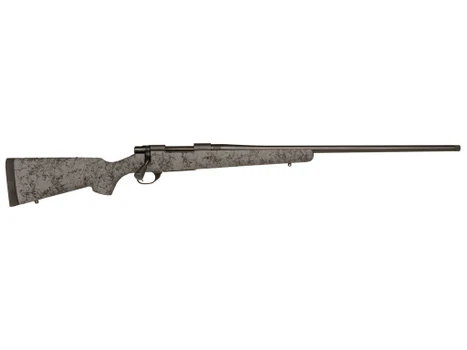 Howa HHS45531 M1500 HS Precision 6.5 PRC 3+1 24" Threaded Barrel, Black Steel Receiver, Gray w/Black Webbing HS Precision Synthetic Stock