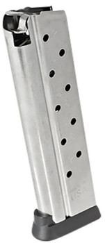 Ruger 90666 SR1911 Competition  10rd Magazine Fits Ruger SR1911 Competition 9mm Luger Stainless UPC: 736676906666