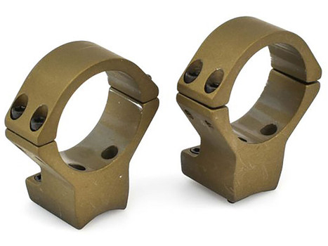 Talley HC850735 Scope Mount/Ring Combo Burnt Bronze Aluminum 34mm Tube X-Bolt High Rings 0 MOA