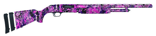 Mossberg 54161 500 Super Bantam 20 Gauge 51 3 22 Vent Rib Barrel EZReach Forend Dual Extractors Overall Muddy Girl Wild Synthetic Stock wAdjustable LOP Spacer Youth Includes AccuSet Chokes UPC: 015813541619