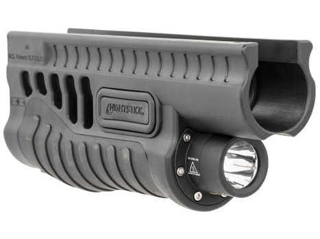 Nightstick SFL11GL Shotgun Forend Light Black 1200 Lumens White LED Green Laser Mossberg 500/590/590A1/Shockwave