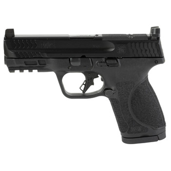 Smith  Wesson 13563 MP 2.0  Compact Frame 9mm Luger 151 4 Black Armornite Steel Barrel  Optic CutSerrated Slide Matte Black Polymer Frame wPicatinny Rail UPC: 022188889628