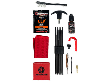 KleenBore K309 Rifle Classic Cleaning Kit .35/ 9mm PCC Cal Carbine Rifle Nylon Bristles Phosphor Bronze Bristles