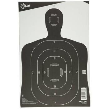 ALLEN EZ AIM SILHOUETTE 12X18 25PK UPC: 026509042778