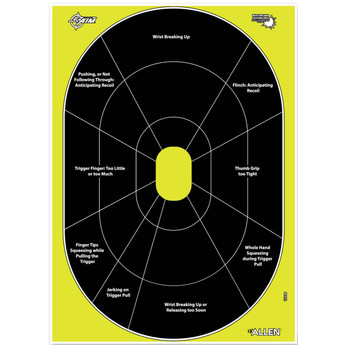 ALLEN EZ AIM 12"X18" HG TRAINER 8PK UPC: 026509046547