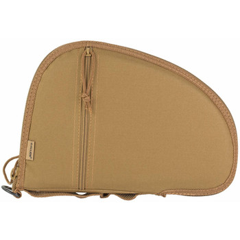 Allen 3614 Torrey  Handgun Case Coyote Tan Polyester Small Accessory Pocket Muzzle Pocket  Lockable Zipper 11.50 x 7.75 Exterior Dimensions UPC: 026509057932
