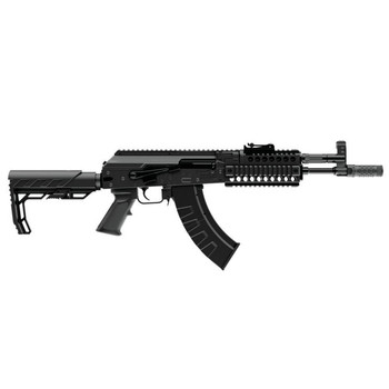 Crosman CAK1 Full Auto AK1 Air Rifle CO2 177 28 Shot Black Receiver  Barrel Black Folding Adjustable Stock UPC: 028478153271