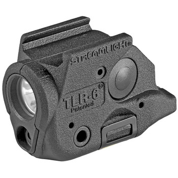 Streamlight 69287 TLR6 Weapon Light wLaser Springfield Hellcat 100 Lumens Output White LED Light Red Laser 89 Meters Beam Rail Grip Clamp Mount Black Anodized Polymer UPC: 080926692879