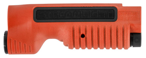 Streamlight 69610 TLRacker Shotgun Forend Light Mossberg 500590 Shockwave 1000 Lumens Output White 283 Meters Beam Orange Nylon UPC: 080926696105