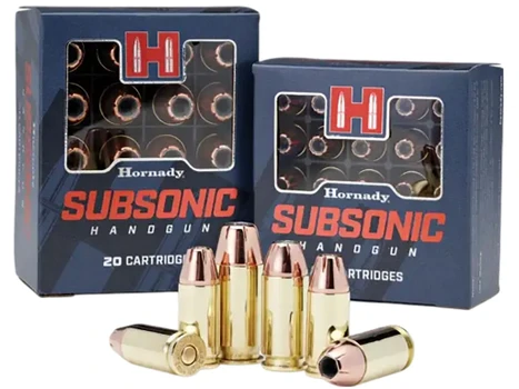 Hornady 90971 Subsonic Handgun 45ACP 230gr Hornady XTP Subsonic 20 Per Box/10 Case