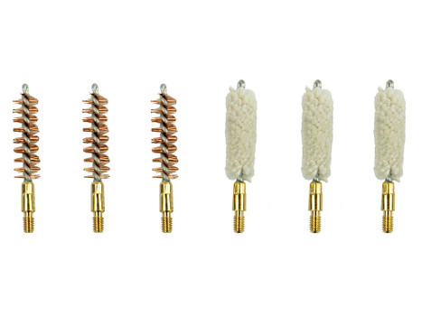 KleenBore 9-SET Handgun Brush & Mop Set .38/ .357/ 9mm #8-32 Thread