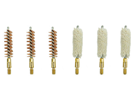 KleenBore 9-SET Handgun Brush & Mop Set .38/ .357/ 9mm #8-32 Thread