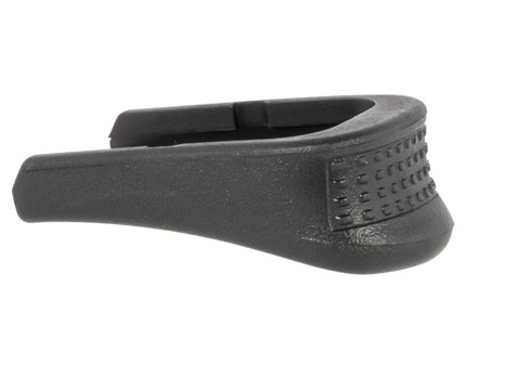 Pearce Grip PG48 Grip Extension made of Polymer with Texture Black Finish & 5/8" Gripping Surface for 9mm Luger Glock 43X, 48