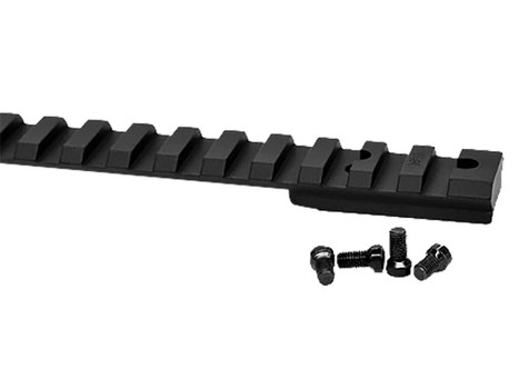 Warne V48915MOA Vapor Picatinny Rail Black Anodized Aluminum Ruger American Rimfire, 15 MOA
