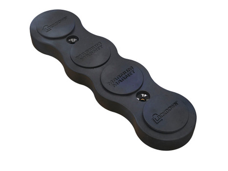 Lockdown 1097608 Gun Concealment Magnum Magnet Black Metal Holds 1 Handgun/Rifle/Shotgun