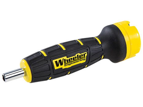 Wheeler 4001001 F.A.T. Digital Wrench Black/Yellow Universal Firearm 12 Pieces Features Digital LCD