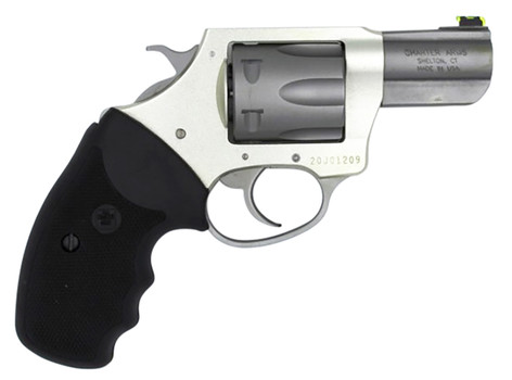 Charter Arms 53620 The Boxer II Large 38 Special 6 Shot 2.20 Matte Stainless Steel Barrel  Cylinder Anodized Aluminum Frame wBlack Finger Grooved Rubber Grip Exposed Hammer UPC: 678958536201