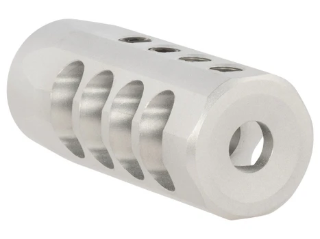 Christensen Arms 8100001702 Side-Baffle Natural Titanium, 5/8"-24 tpi Threads, 338 Cal (.920" D Bull barrel)