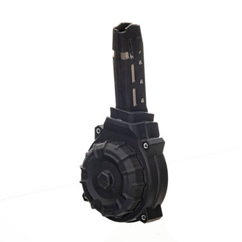 ProMag DRMA37 Standard  40rd Drum 45 ACP Compatible wGlock 2130 Black DuPont Zytel Polymer UPC: 708279014963
