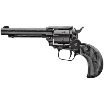 Heritage Mfg RR22MB4BHBPRL Rough Rider  22 LR 22 WMR 6 Shot 4.75 Black Oxide Steel Barrel Black Oxide Frame Zinc Alloy Frame Black Oxide Cylinder Altamont Black Pearl Grip Exposed Hammer UPC: 727962703465