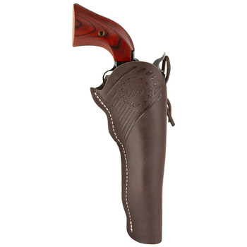 Heritage Mfg RR22B6LHOL Rough Rider  22 LR 6 Shot 6.50 Black Oxide Barrel Frame  Cylinder Cocobolo Grips Features Hunter Debossed Leather Holster UPC: 727962708903