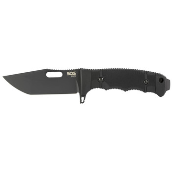 S.O.G SOG17210257 Seal FX 4.30 Fixed Tanto Plain Black Cerakote CPM S35VN SS Blade Black GRNSS Handle Includes Sheath UPC: 729857010047 S.O.G SOG17210257 Seal FX 4.30 Fixed Tanto Plain Black Cerakote CPM S35VN SS Blade Black GRNSS Handle Includes Sheath UPC: 729857010047