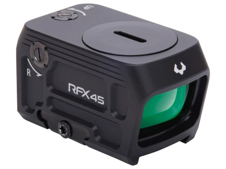 Viridian 9810053 RFX45 Black Anodized 1 x 24 mm x 15.5 mm 5 MOA Green Dot ACRO/RMR