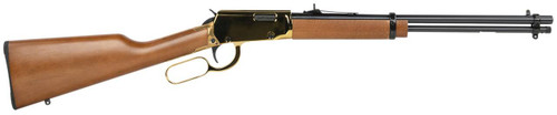 Rossi RL22181WDGLD1 Rio Bravo  22 LR 151 18 Polished Black Barrel Gold Metal Rec Hardwood Furniture UPC: 754908255702