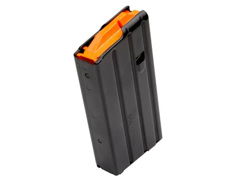 DuraMag 2035041178CPD SS 20rd 350 Legend for AR-15 Black w/ Orange Follower Detachable