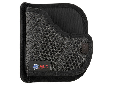 DeSantis Gunhide M44BJ8JZ0 Super Fly Black Rubberized Fabric Pocket Fits Sig P365 Ambidextrous