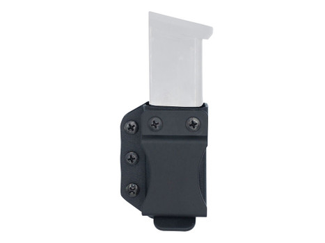 DeSantis Gunhide A100KJKKZ0 Persuader Mag Pouch IWB/OWB Black Kydex Belt Clip Compatible w/ Sig P365, Kimber R7 Mako Ambidextrous