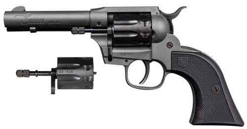 Diamondback DB0500A051 Sidekick  22 LR 22 WMR 9rd Shot 4.50 Dark Gray Cerakote Dark Gray Cerakote Zinc Alloy Dark Gray Cerakote Frame Black Cerakote Cylinder Black Polymer Grips UPC: 810035755352