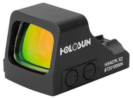 Holosun HS407KX2 407 Black Anodized 1 x 0.58" x 0.77" 6 MOA Red Dot