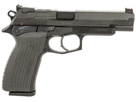 Bersa TPR9XT TPR XT Full Size Frame 9mm Luger 17+1, 4.96" Black Steel Barrel, Matte Black Serrated Steel Slide & Aluminum Frame, Ambidextrous