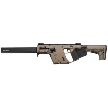 Kriss USA KV90CFD22 Vector Gen II CRB CA Compliant 9mm Luger 101 16 with Black Barrel Shroud FDE RecStock Paddle Grip FlipUp Sights UPC: 810237023136