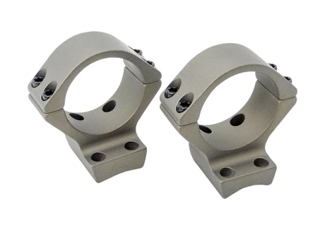 Talley SB740735 Scope Mount/Ring Combo Smoked Bronze Cerakote 30mm Tube Fits X-Bolt Medium Rings